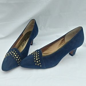 Life Stride size 8 Blue Embellished Low Heels